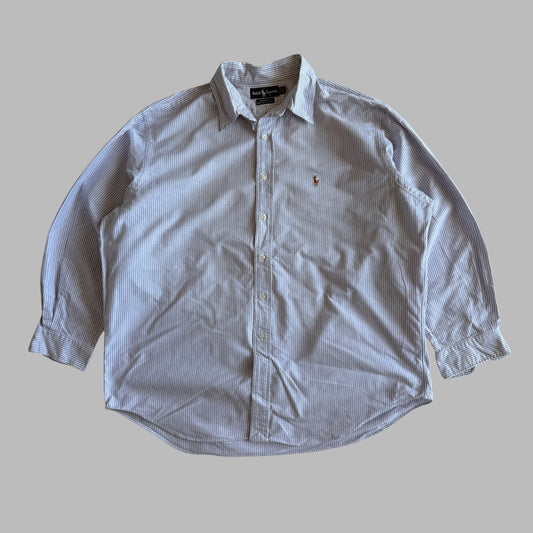 Ralph Lauren Striped Button Up Shirt - XXL