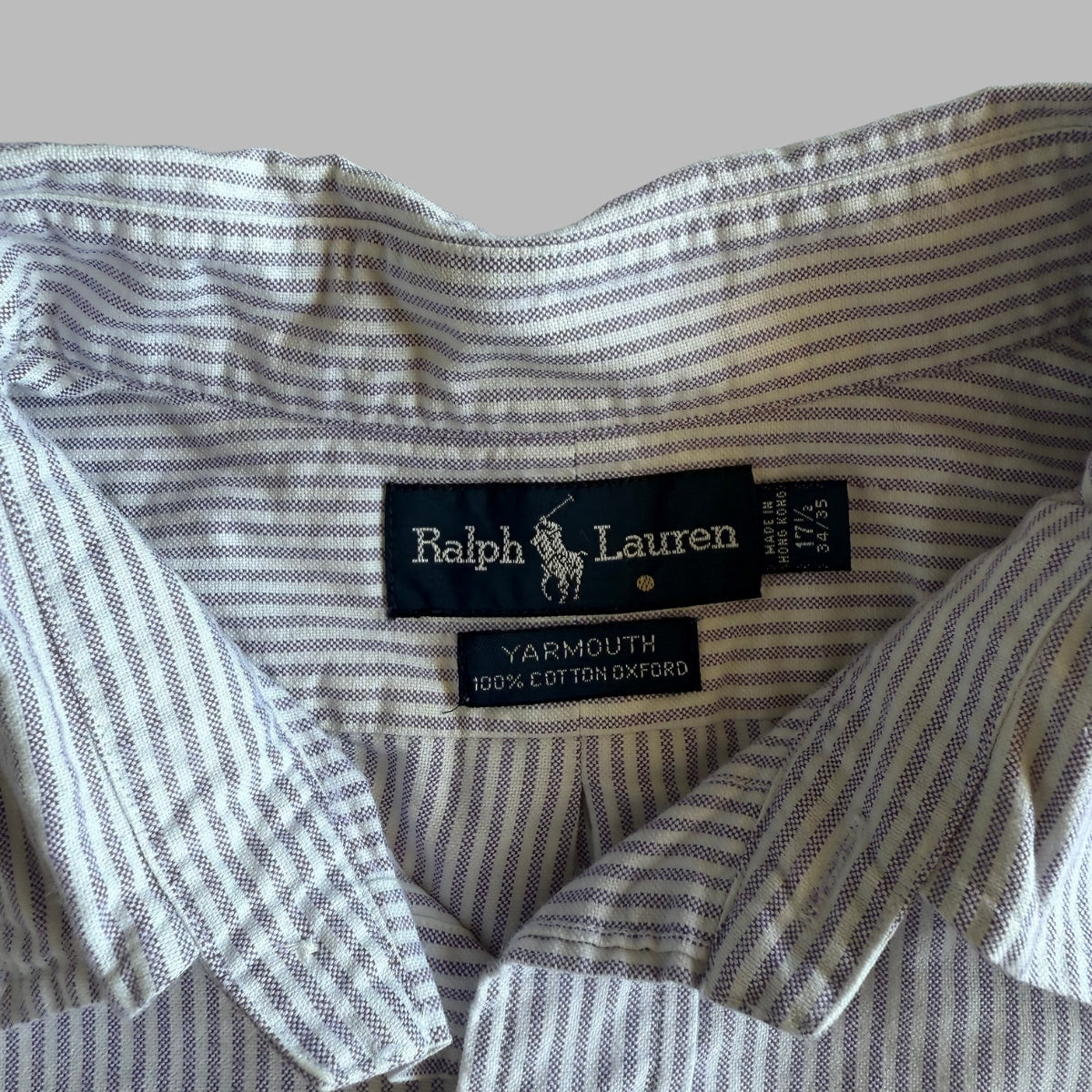 Ralph Lauren Striped Button Up Shirt - XXL