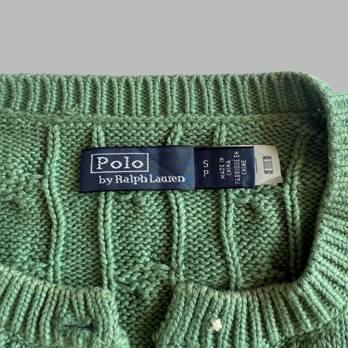 Ralph Lauren Cable Knit Cardigan - Small