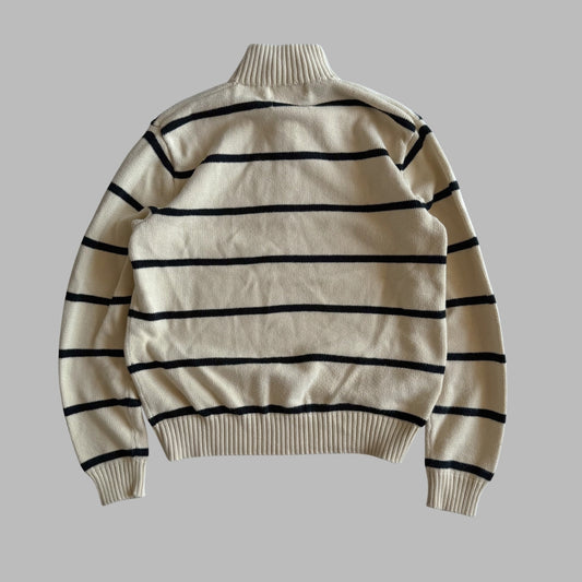 Ralph Lauren Striped Quarter Zip - Small