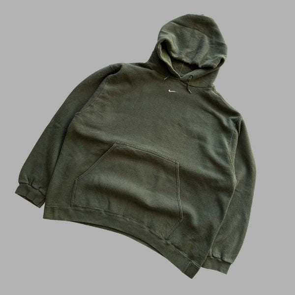 Rare 90s Nike Centre Swoosh Hoodie - XL