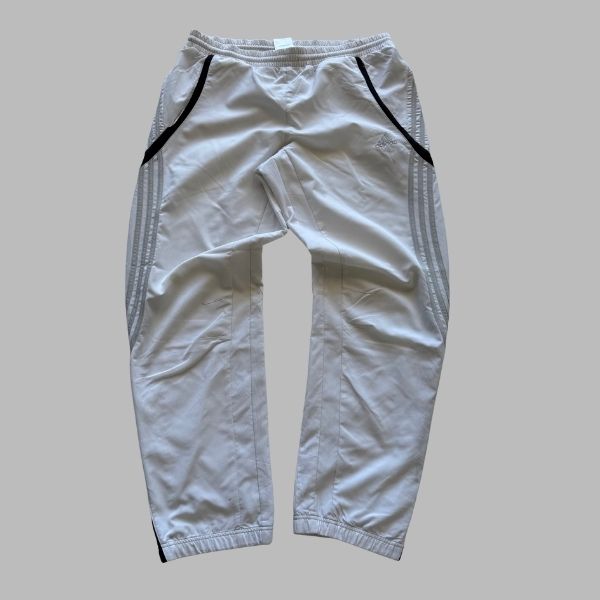 00s Adidas Wide Leg Track Pants - Large