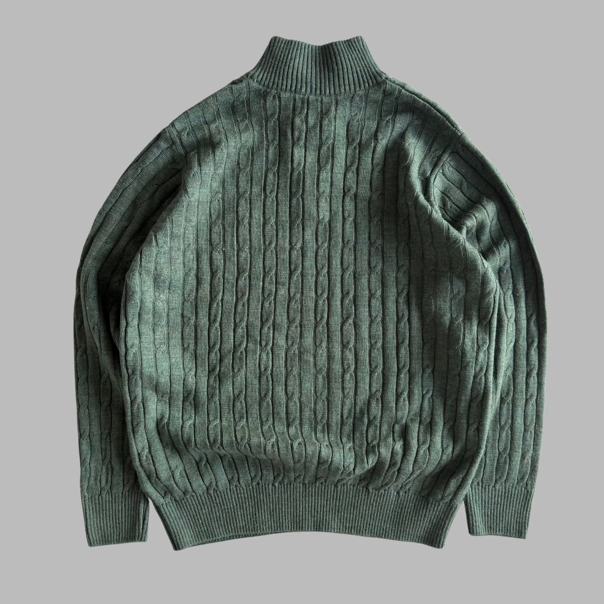 Ralph Lauren Cable Knit Quarter Zip - Large