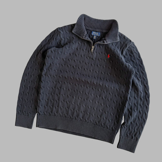 Ralph Lauren Cable Knit Quarter Zip - X-Large