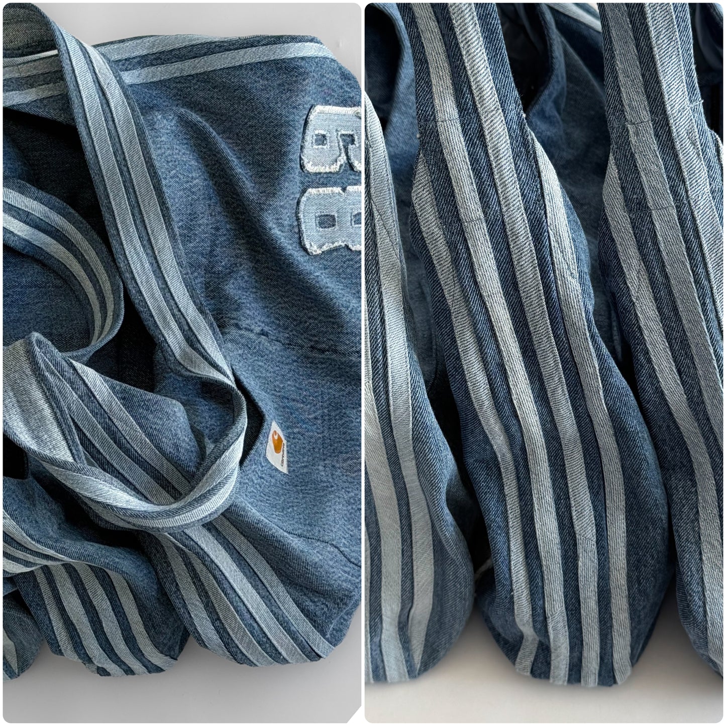 Reworked Racer Bag - Denim