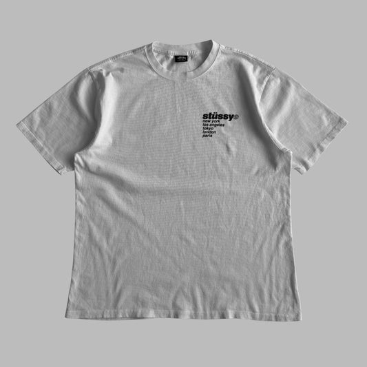 00s Rare Stussy Strawberry T-Shirt - Large