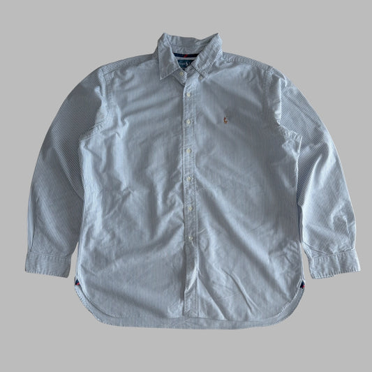 Ralph Lauren Striped Button Up Shirt - Large