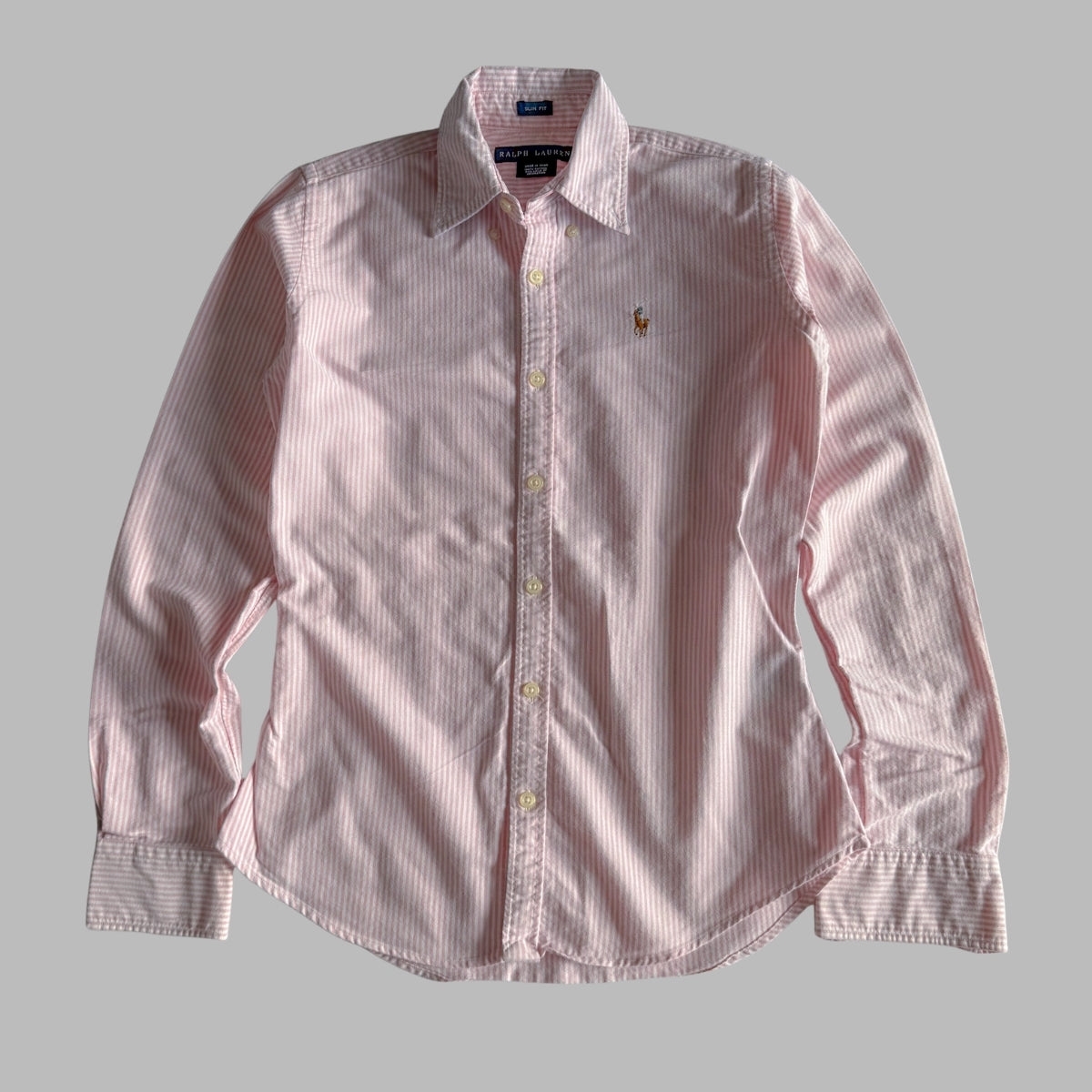 Ralph Striped Lauren Button Up Shirt - XS