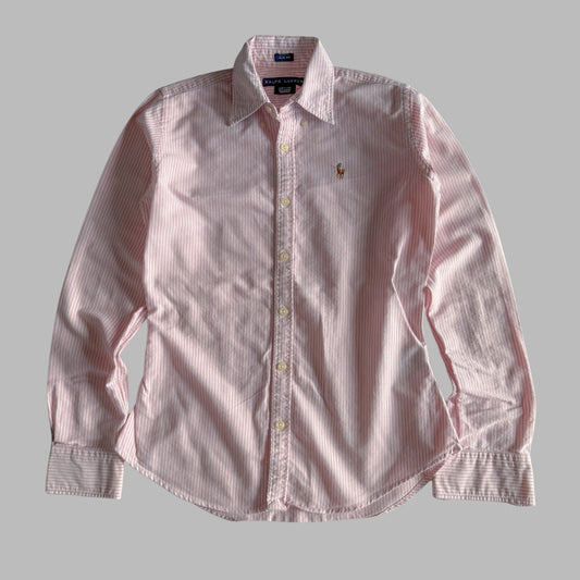 Ralph Striped Lauren Button Up Shirt - XS