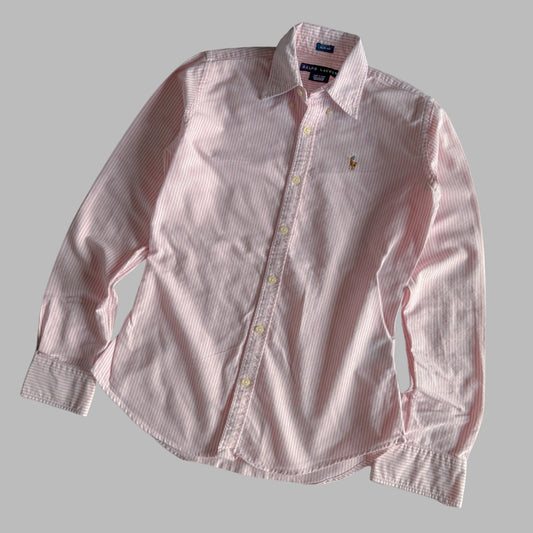 Ralph Striped Lauren Button Up Shirt - XS