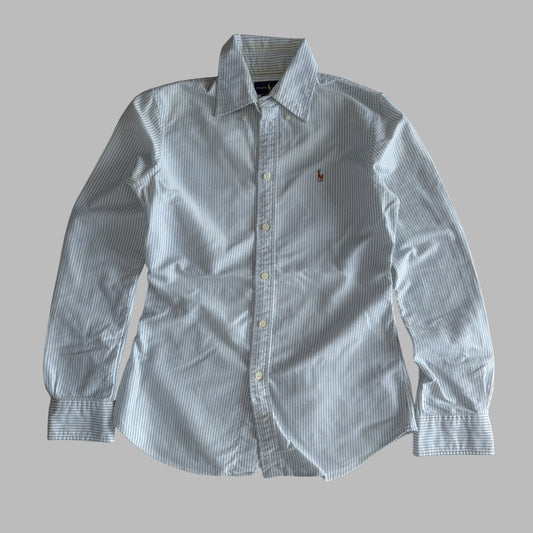 Ralph Lauren Striped Button Up Shirt - Medium