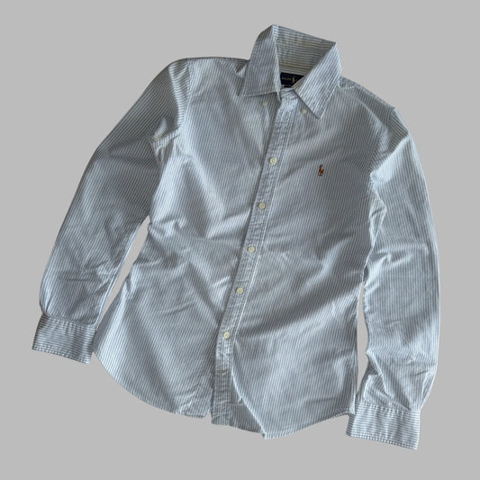 Ralph Lauren Striped Button Up Shirt - Medium