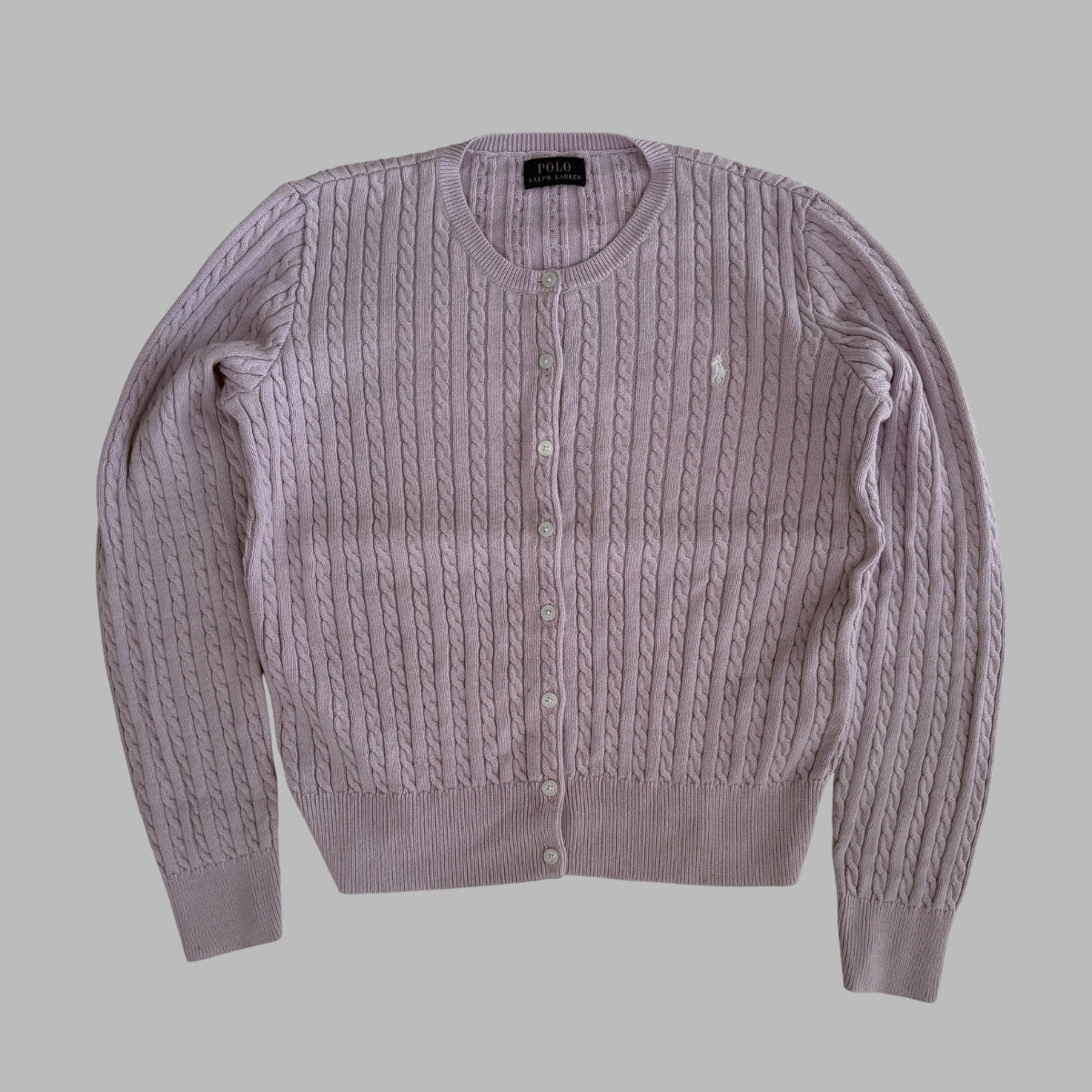 Ralph Lauren Cable Knit Cardigan - Medium