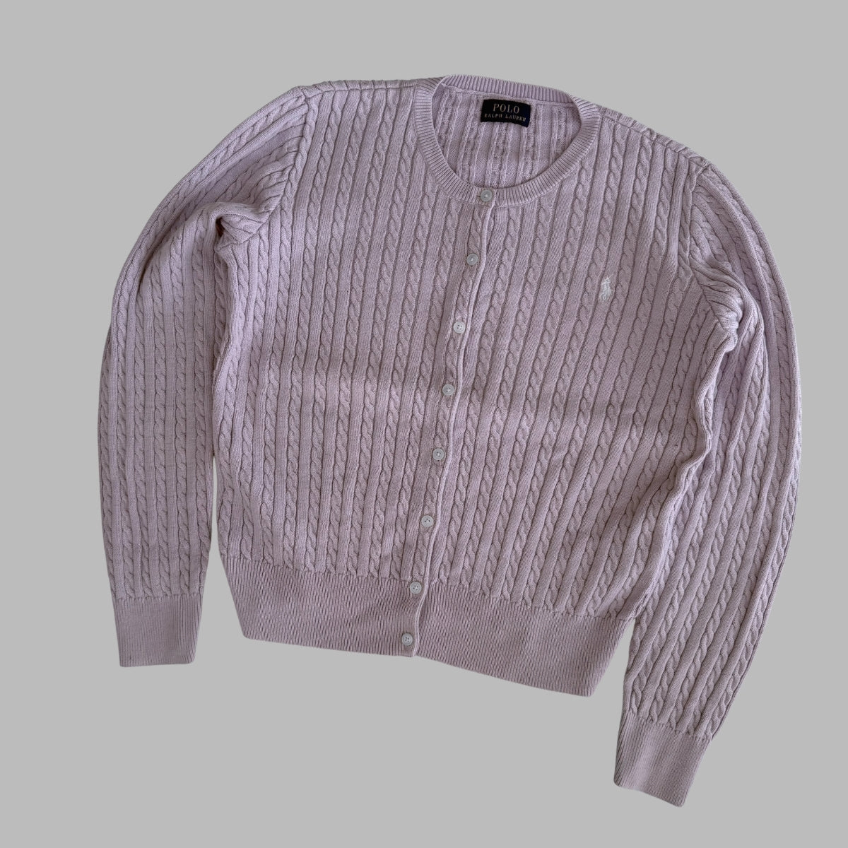 Ralph Lauren Cable Knit Cardigan - Medium