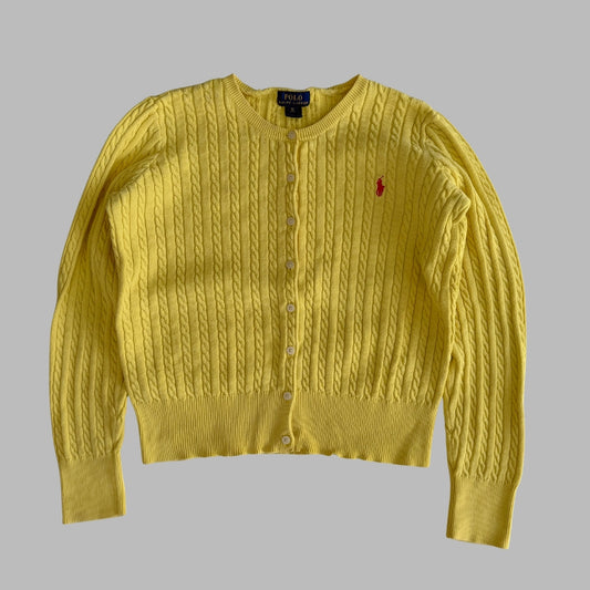 Ralph Lauren Cable Knit Cardigan - Small