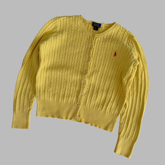 Ralph Lauren Cable Knit Cardigan - Small