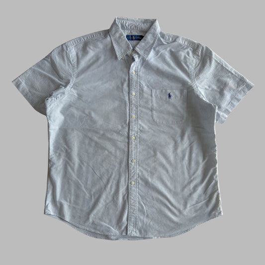 Ralph Lauren Striped Button Up Shirt - XL