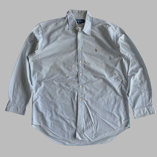Ralph Lauren Striped Button Up Shirt - Large