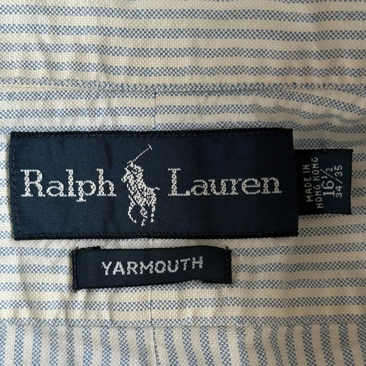Ralph Lauren Striped Button Up Shirt - Large